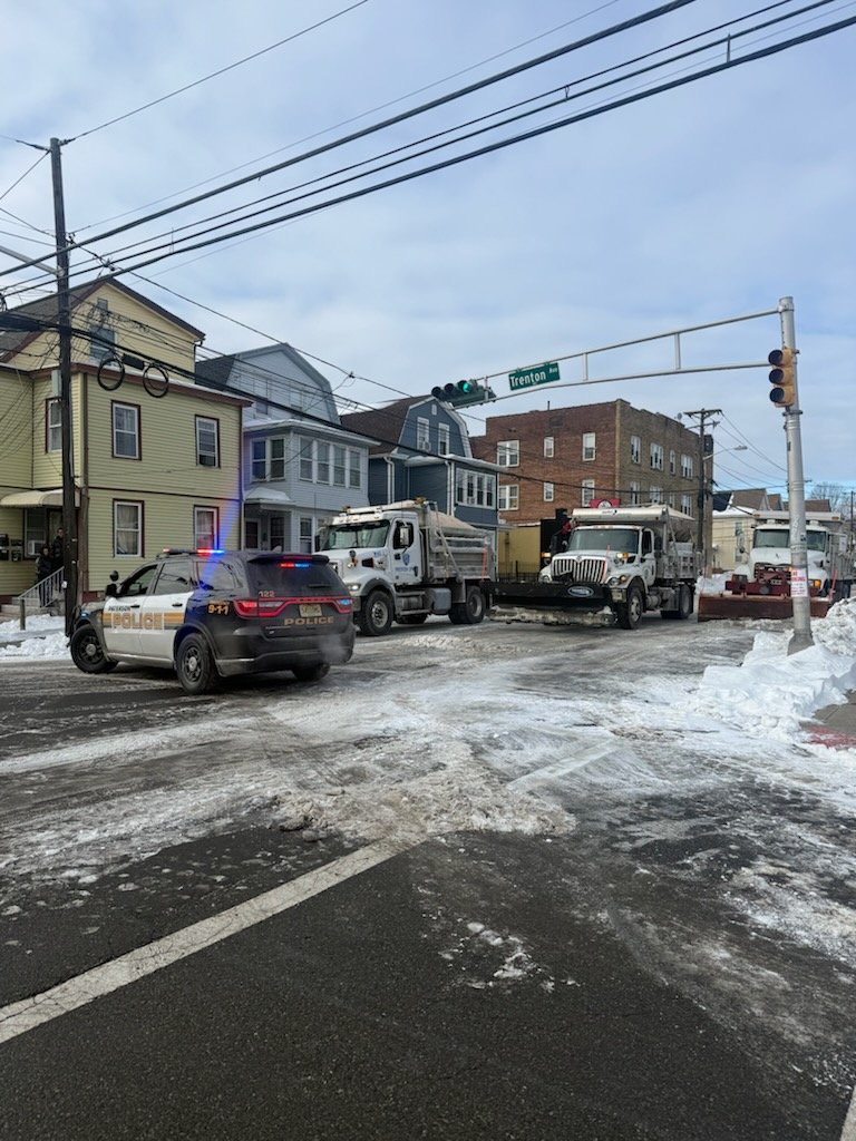 PatersonPD's tweet photo. Snow removal operations are underway throughout the city. Be mindful or no parking signs and street closures. #PPDNextGen https://t.co/4sTvXjMIqX