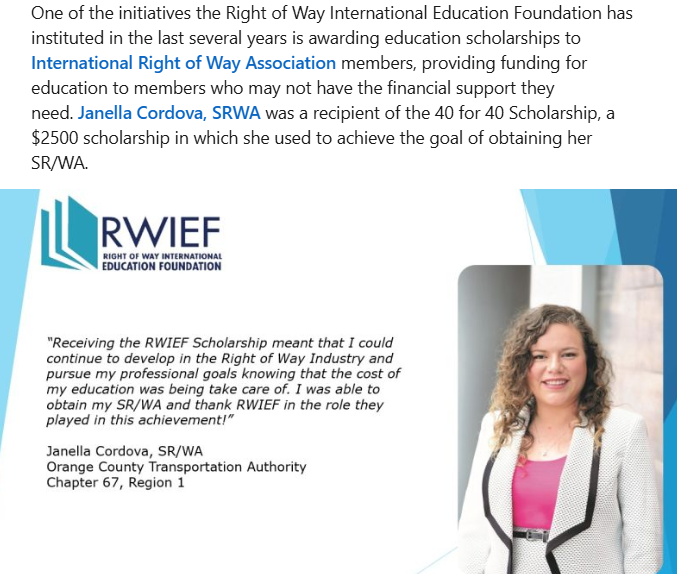 Right of Way International Education Foundation tweet media