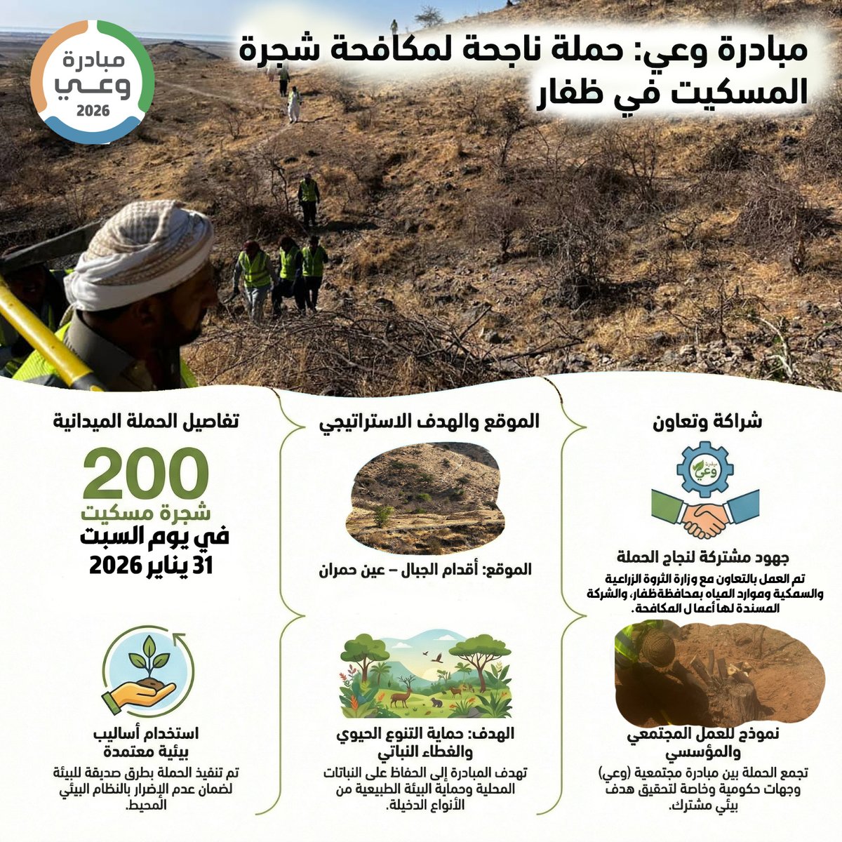 *مبادرة وعي* لصون الطبيعة في محافظة ظفار tweet media