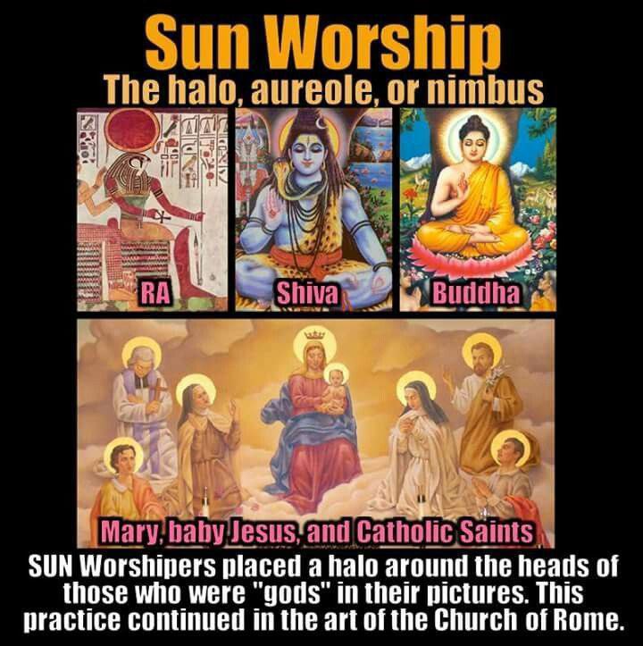 navigatinglies's tweet image. Roman Catholicism is simply the continuation of ancient pagan Babylonian sun worship. Do not be fooled by its outwardly “holy” and “traditional” veneer. What is highly esteemed among men is an abomination in the sight of God