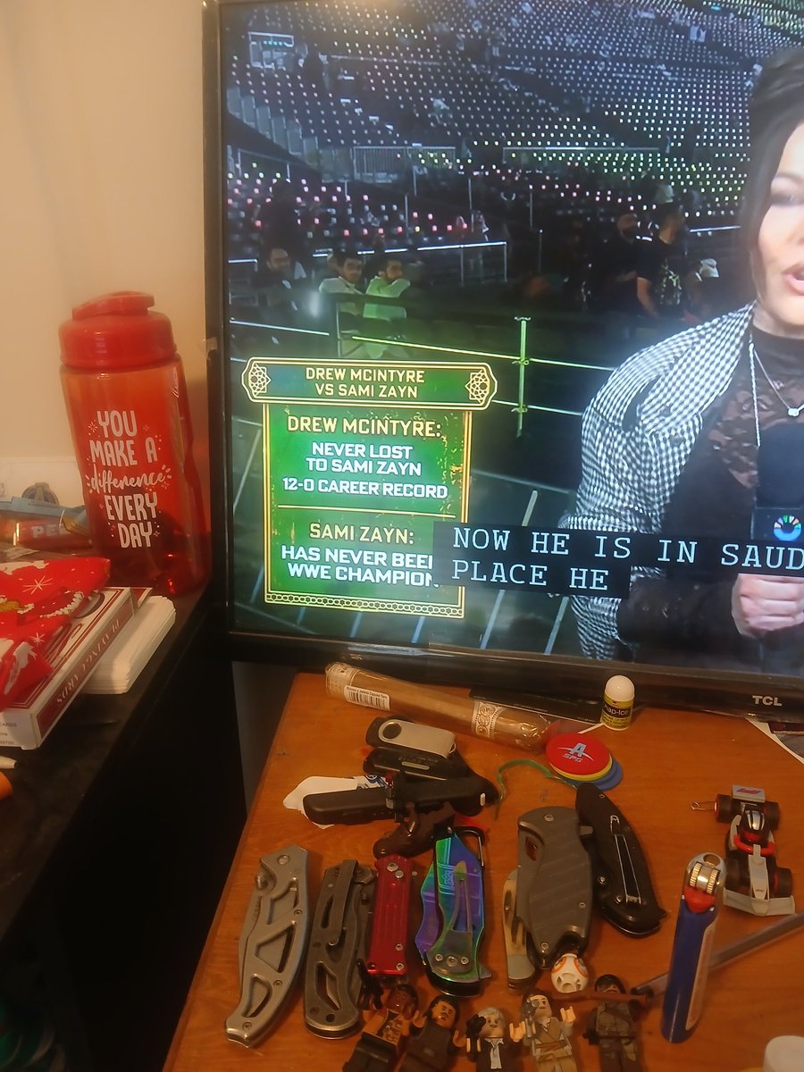 WRONG! <a href="/SamiZayn/">Sami Zayn</a> has defeated <a href="/DMcIntyreWWE/">Drew</a> in 2 #WarGames
Matches
#RoyalRumble