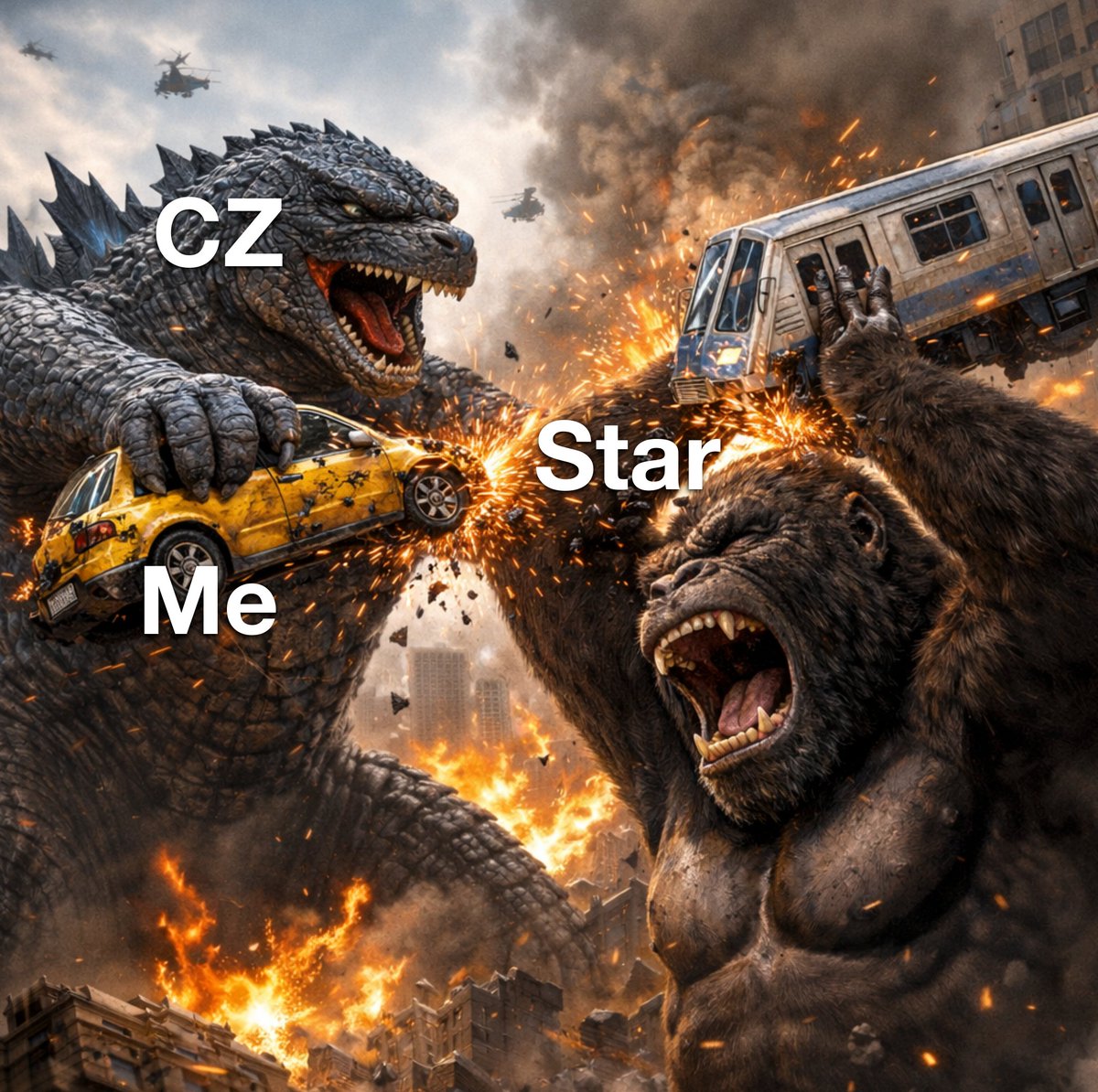 OK I promise I will now leave it at that, because getting drafted into the fight between <a href="/star_okx/">Star</a> and <a href="/cz_binance/">CZ 🔶 BNB</a> is quite possibly the worst way to experience Twitter imaginable