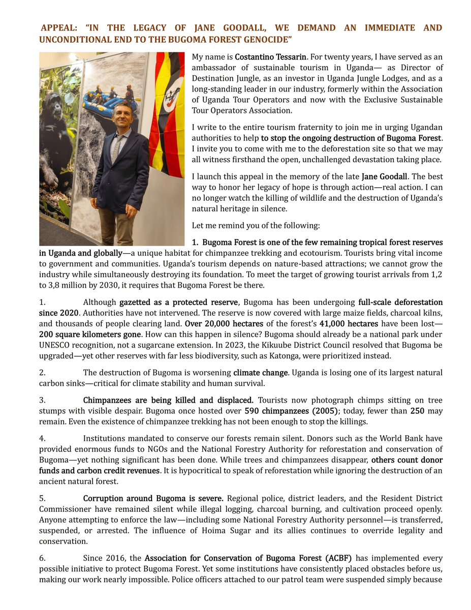 Association for Conservation of Bugoma Forest tweet media