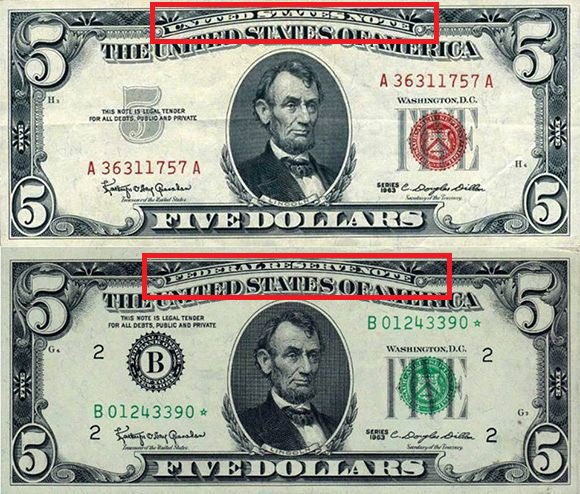 The moment they stopped printing ‘United States Note’ and replaced it with ‘Federal Reserve Note’ was the moment America changed forever.
