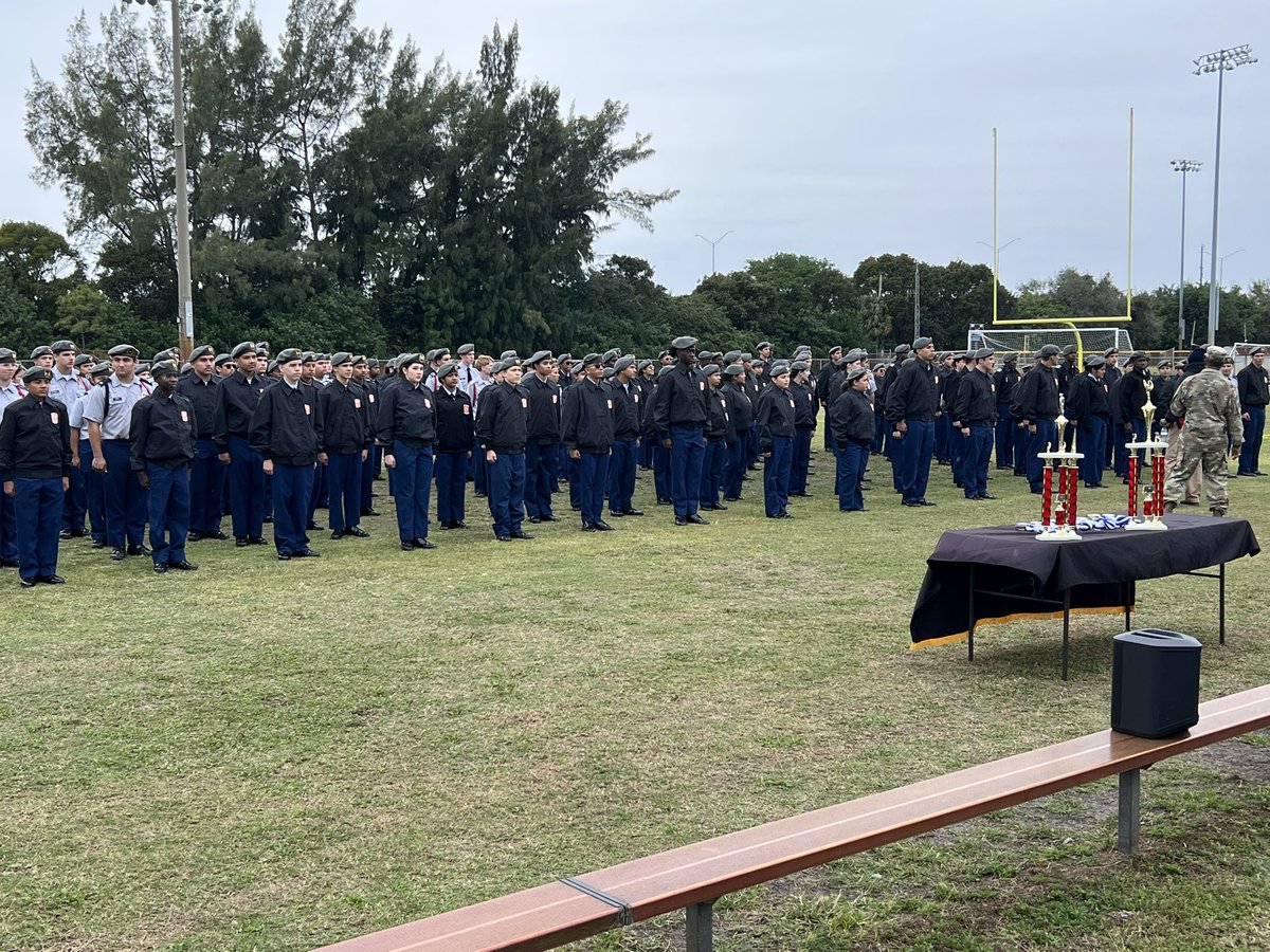 chiefwarriors6's tweet photo. @ForestHillHS @SantalucesHS 
Forest Hill High School JROTC Drill competition. @pbcsd https://t.co/3uJHJECvjh
