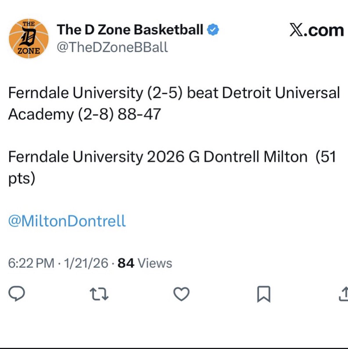 Dontrell milton tweet media