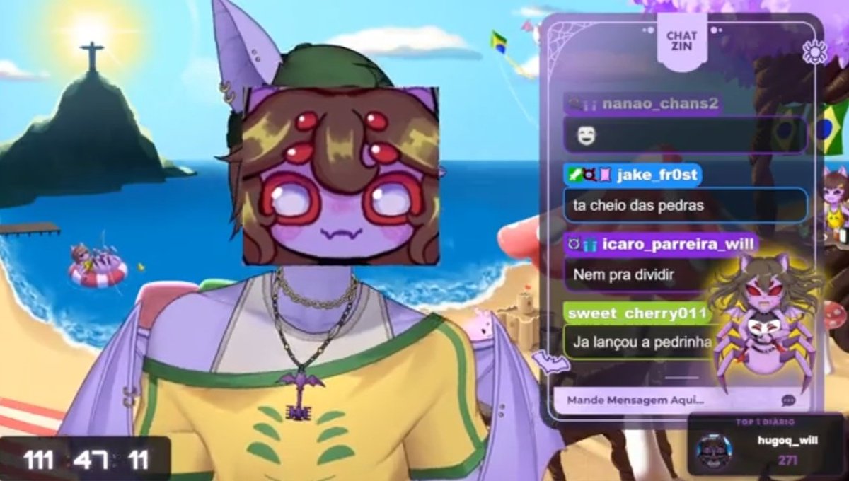 "Essa é minha honesta reação pra você Bibi Ghost"