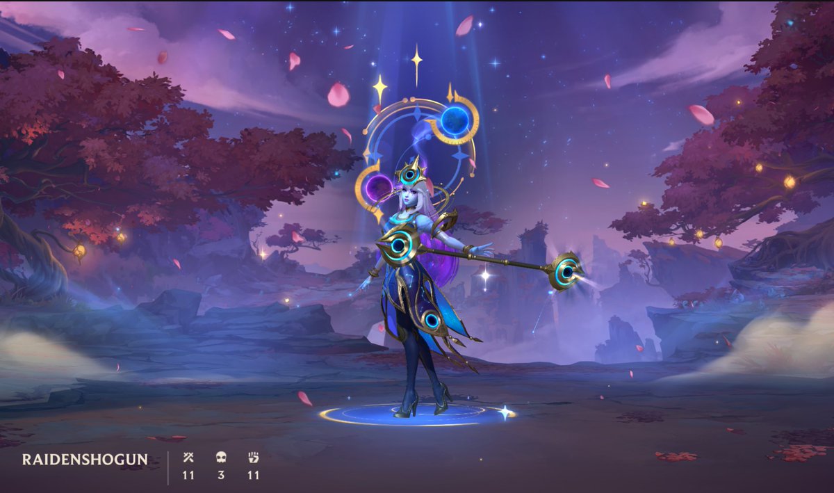 luzKindred4WR's tweet image. Serving fried chicken in ranked games with #lux 💙🩵 #morgana 💜 duo