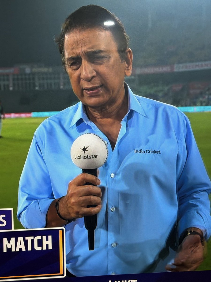 At 76, Sunil Gavaskar is still razor-sharp on the mic. Clear thinking, precise analysis, balanced views - no noise, just pure cricketing wisdom.

His health, clarity of thought, and cognitive strength at this age are as inspiring as his runs once were.

A role model not just for