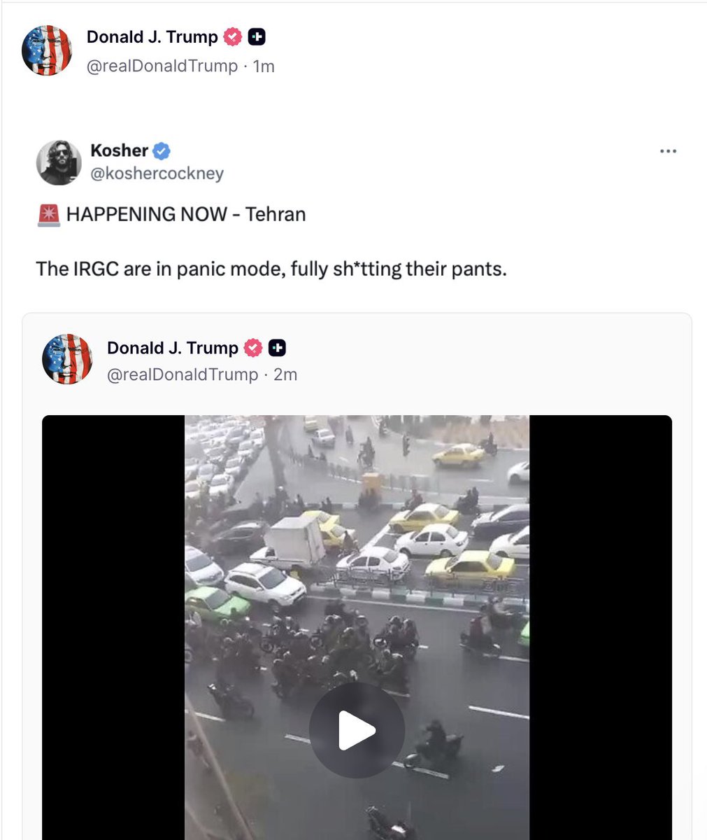 Osint613's tweet image. Trumps latest post: