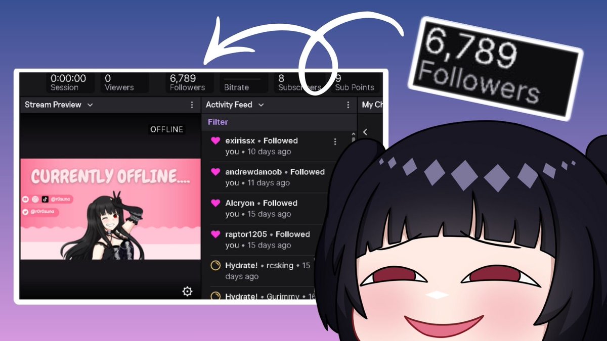 ろすなr0suna🩸🌹 VTuber tweet media