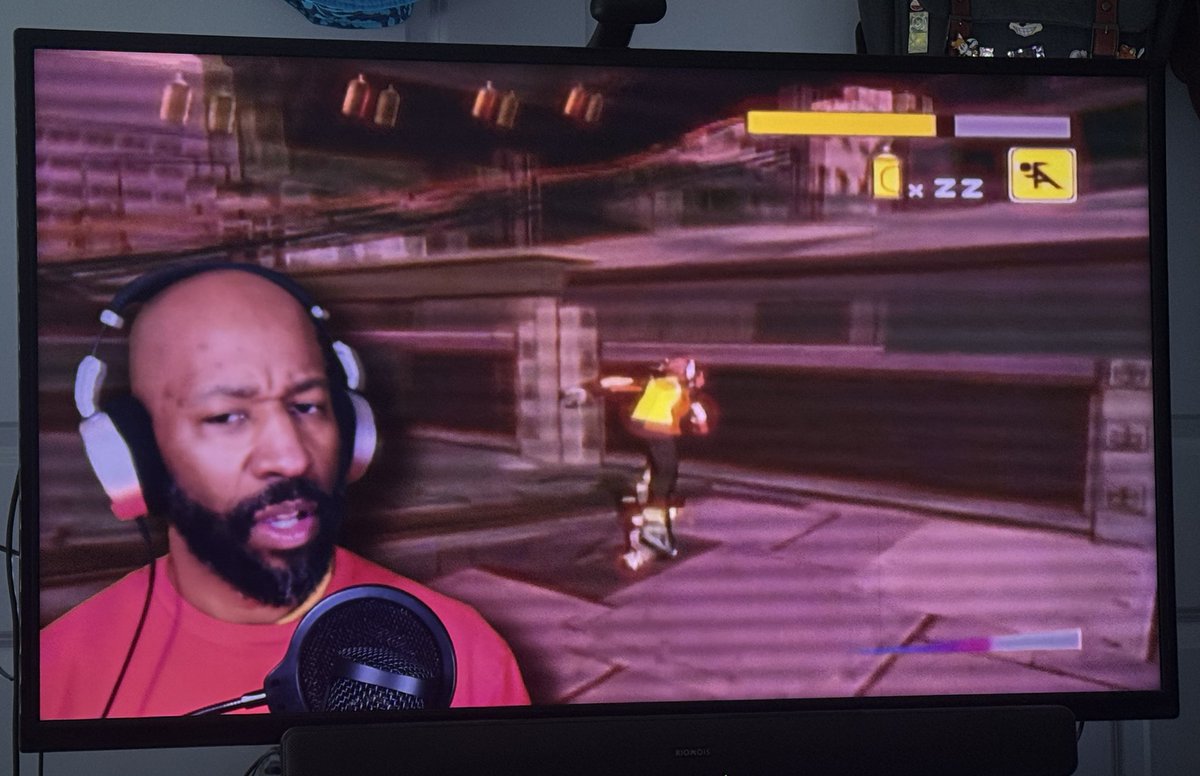 S/o to <a href="/TheGamersician/">TheGamersician 🕹️🎹</a> JSRF is one of my favorite games OAT

Love seeing appreciation for the soundtrack, everything about this game was impactful to me and it’s so dope seeing [the concept of] LOVE being given to the music 🔥🔥🔥

(Yeah it’s on my tv 😎)