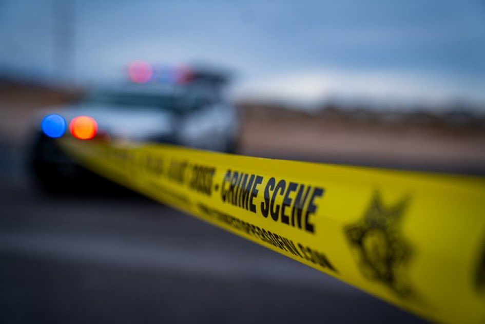 LVMPD's tweet photo. #BREAKING LVMPD and the FBI are currently serving a search warrant near East Washington Ave. and Hollywood Blvd. As a precaution, investigators on scene will be wearing protective gear in case hazardous material is found inside the residence. This is expected to be a prolonged investigation. This is not part of any ICE operation. Please avoid the area.