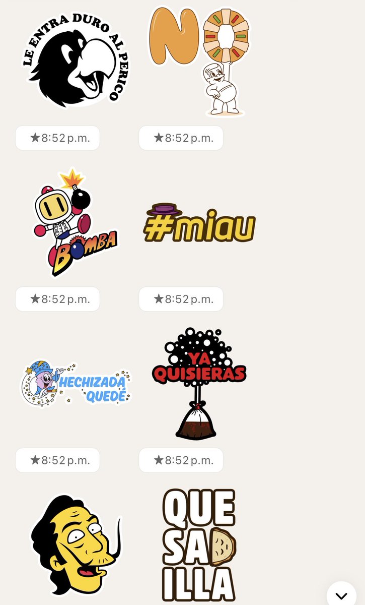 Sobrinos, no lo olviden, mañana tocan stickers gratis 😎

Suscríbete a nuestra comunidad de Whatsapp👇

whatsapp.com/channel/0029Vb…

#KillerQuake #Stickers #WhatsApp