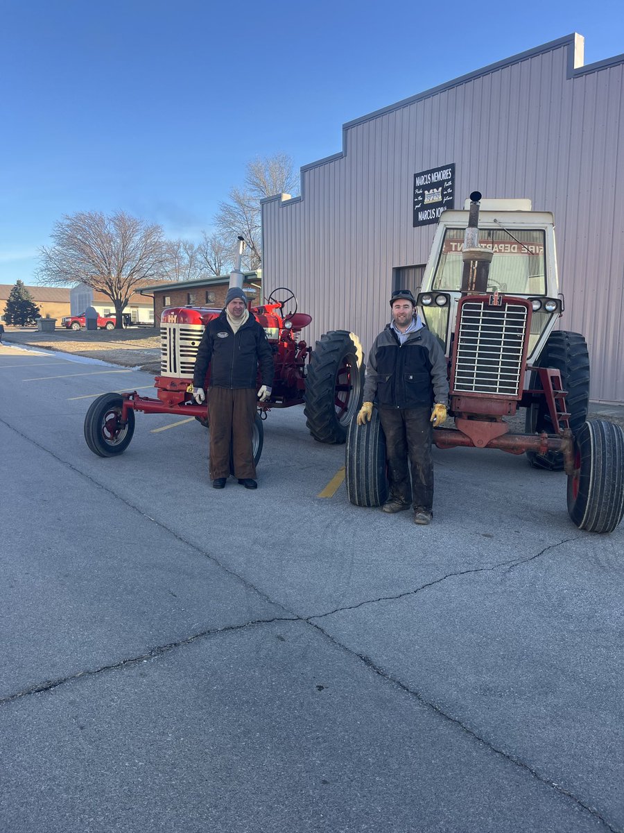 15th Annual “Freeze Your Nuts &amp; Bolts Off” tractor ride had a cold start to the day but it’s still a “go”. Lost an Allis on the first leg this morning, thankfully not much wind. I’m sure the “antifreeze” will be flowing at the lunch stop