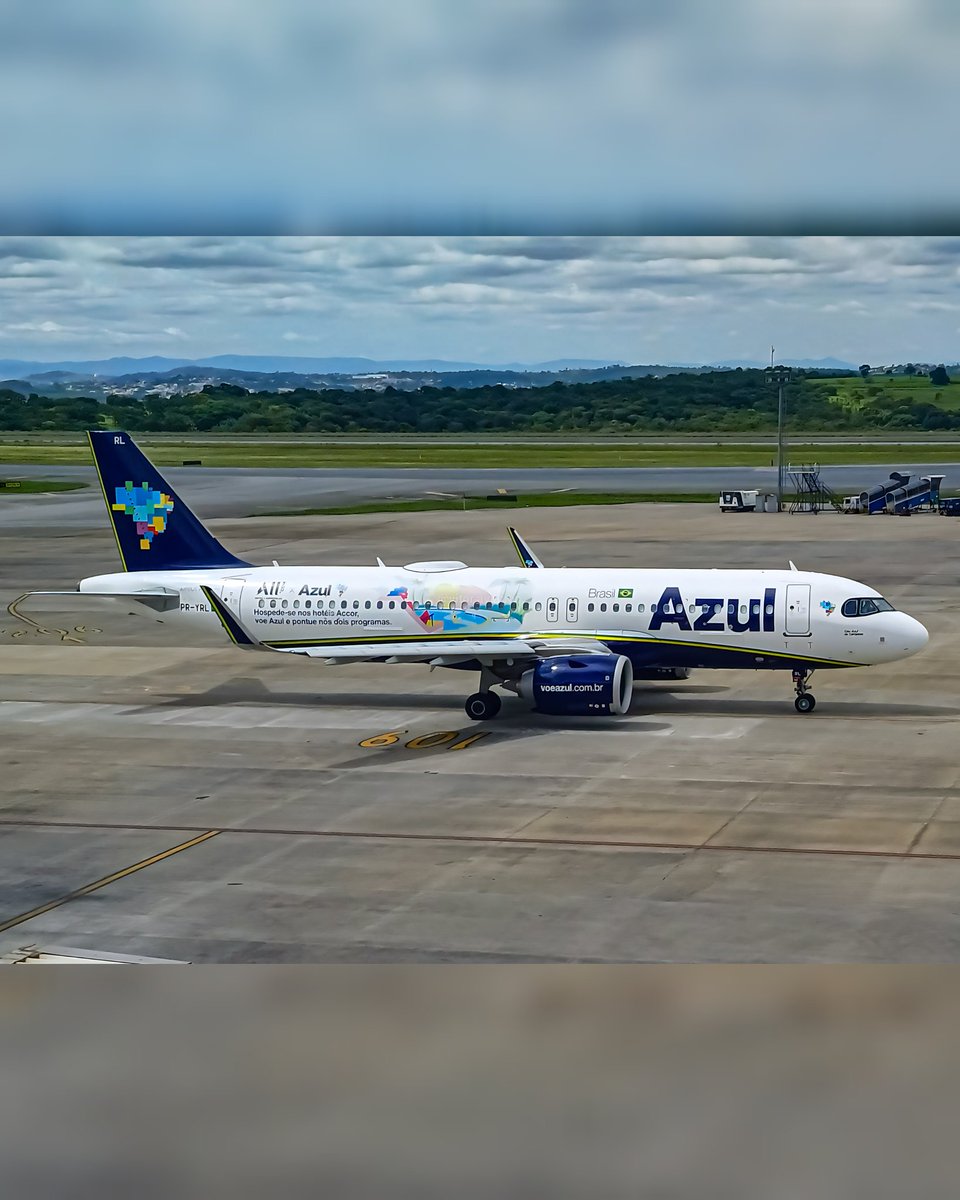 Um registro desse lindinho no táxi aqui em CNF 😄💙❤️✈️

🆔 PR-YRL—“Céu Azul de Campinas ”.
📷A15
📆17/01/2026
✈️ A320-251N 
📍 Aeroporto Internacional de Confins/<a href="/bhairport_/">BH Airport ✈️</a> (CNF/SBCF)
🌐 <a href="/azulinhasaereas/">Azul Linhas Aéreas Brasileiras</a>

🤝Member of: @brazilianspotters

#azullinhasaereas #airbuslovers #airbus