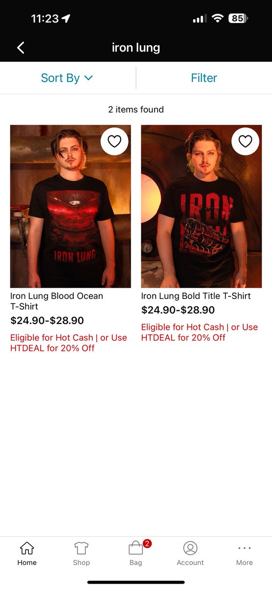 aerobelle_39's tweet image. IRON LUNG SHIRT AT HOT TOPIC THIS IS NOT A JOKE