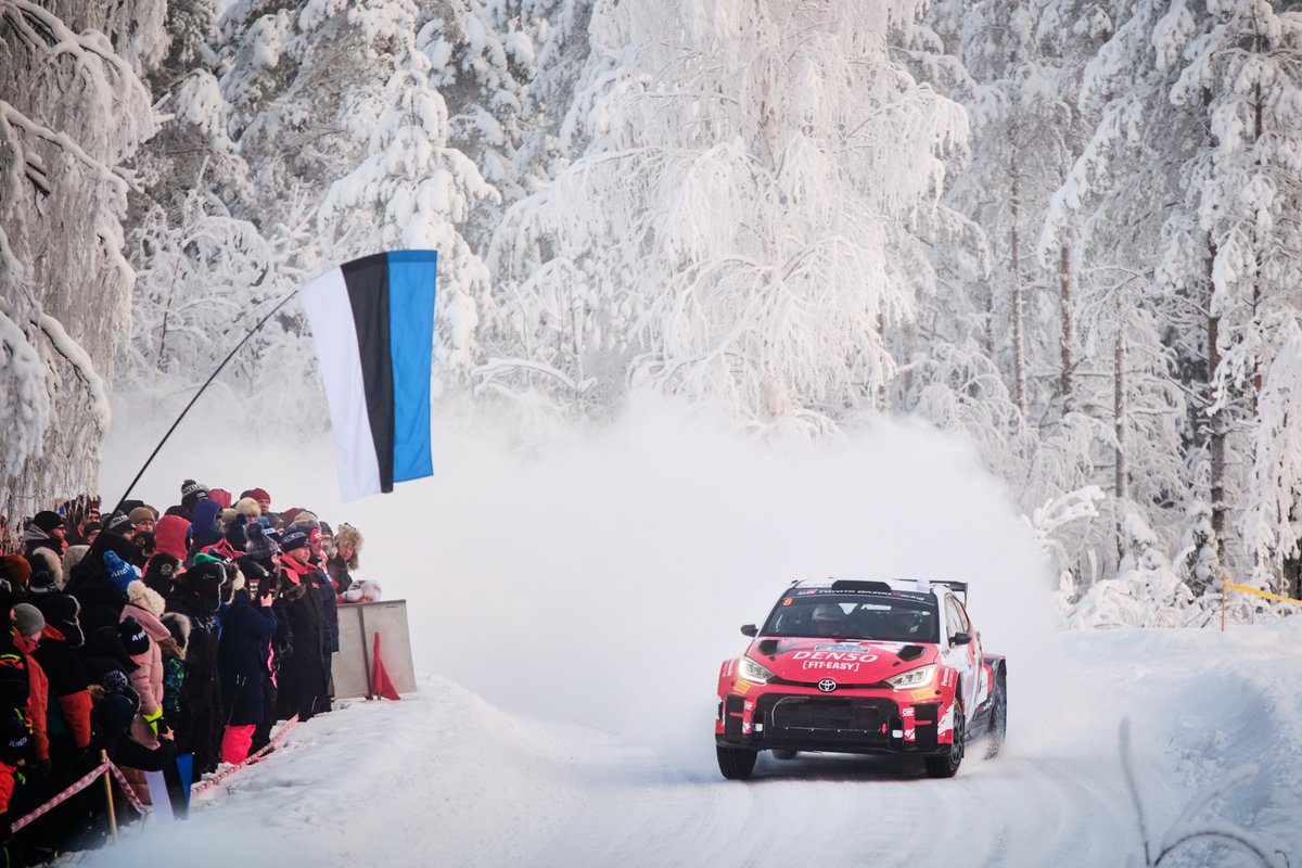 TGR_WRC_NextGen's tweet image. Valuable experience for our trio of Rally2 rookies at the Arctic Rally as they complete all 221.82 kilometres on fast frozen roads 🥶✅

In a competitive SM1 field, Jaspar leads them home in P6 with Takumi P8 and Shotaro P9.

#ToyotaGAZOORacing #ChallengeProgram #ArcticRally