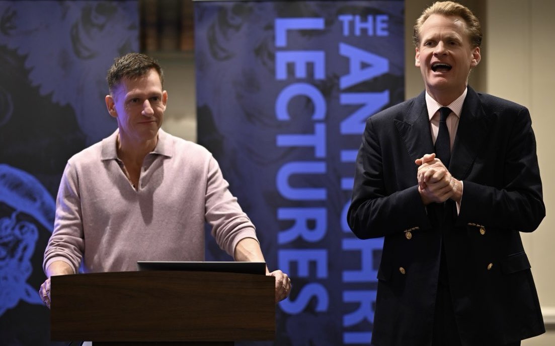jtworr's tweet image. What a privilege to host Peter Thiel in Cambridge this week for a stunningly original and erudite series of lectures.

Thiel is a walking antidote to the modern multiversity. 

The highlight of our academic year.