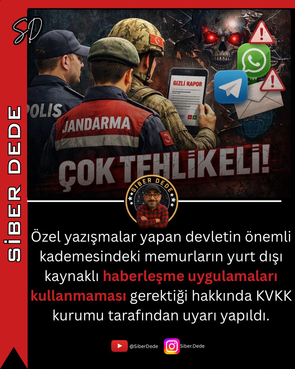 Mesajlaşma için hangi anlık ileti uygulamasını kullanıyorsan dikkat et