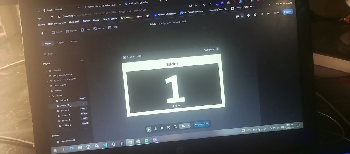buildlylibrary's tweet photo. Working on Buildly with the community in mind 💜
New updates coming soon 👀
#buildly #scene #framer https://t.co/pdfn4yJ92n