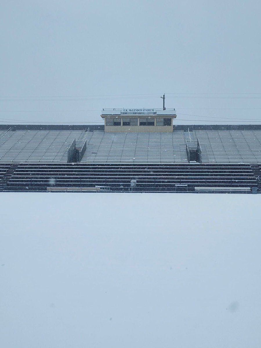 FCHSfootball21's tweet photo. A little different scene than normal  at EK McLendon 

Photo credit: @coachJayB_8 https://t.co/HEqDeiLEJT
