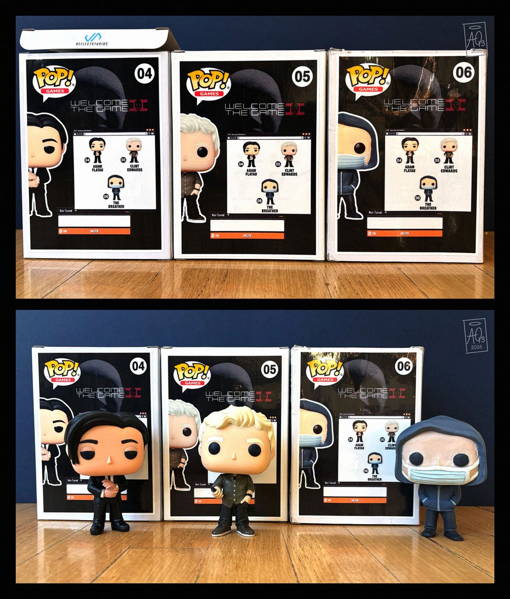Angel_Queen13's tweet photo. After my Scrutinized Funko Pops I wanted some for WTTG2.
So glad I was able to finish it in time for WTTG3. The Demo was amazing, check it out on Steam!
#funkopop #custom #funko #welcometothegame2 #wttg2 #adamflatau #clintedwards #thebreather #reflectstudios @thewebpro https://t.co/GvKeQXjslS