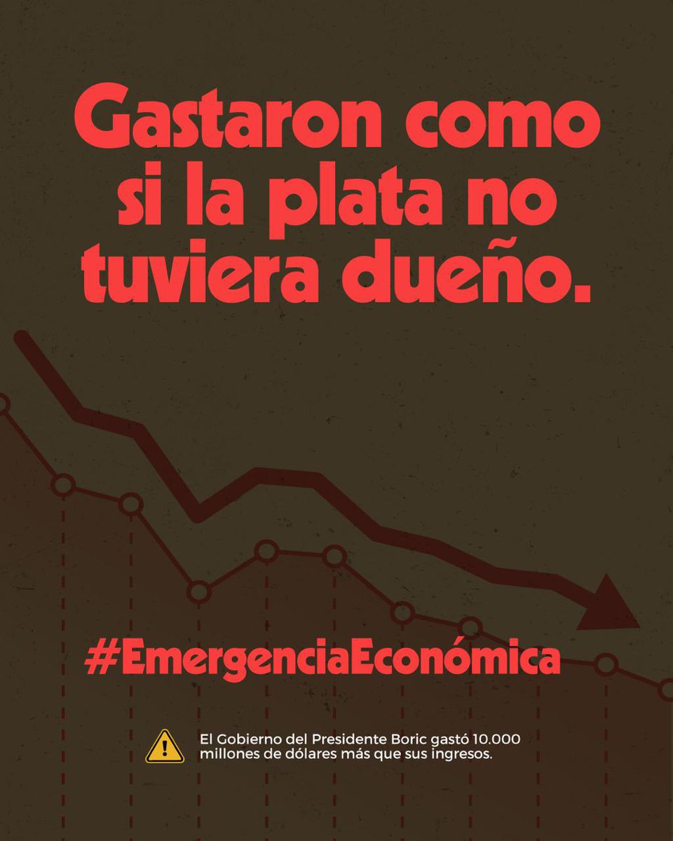 jakastadriasola's tweet image. Tuvieron 4 años de farra y la cuenta la pagan los chilenos. A partir del 11 tendremos la tarea de ordenar la casa y ayudar a que las familias puedan moldear ese futuro que la incompetencia e indolencia les arrebató