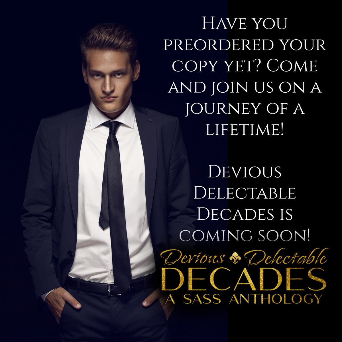 dawn_author's tweet photo. JOIN US FOR AN ADVENTURE! Preorder Devious, Delectable Decades, A SaSS Charity Anthology TODAY! It is one for the ages… https://t.co/tu4O0CL4Mc
#sass26 #charityanthology #preorder https://t.co/sIPExGgNqF