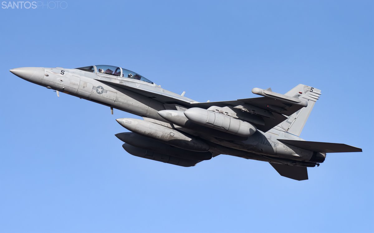 TABOR51-53 + 61 departing Morón for Muwaffaq Salti in Jordan Today.

USN VAQ-131 Boeing EA-18G Growler