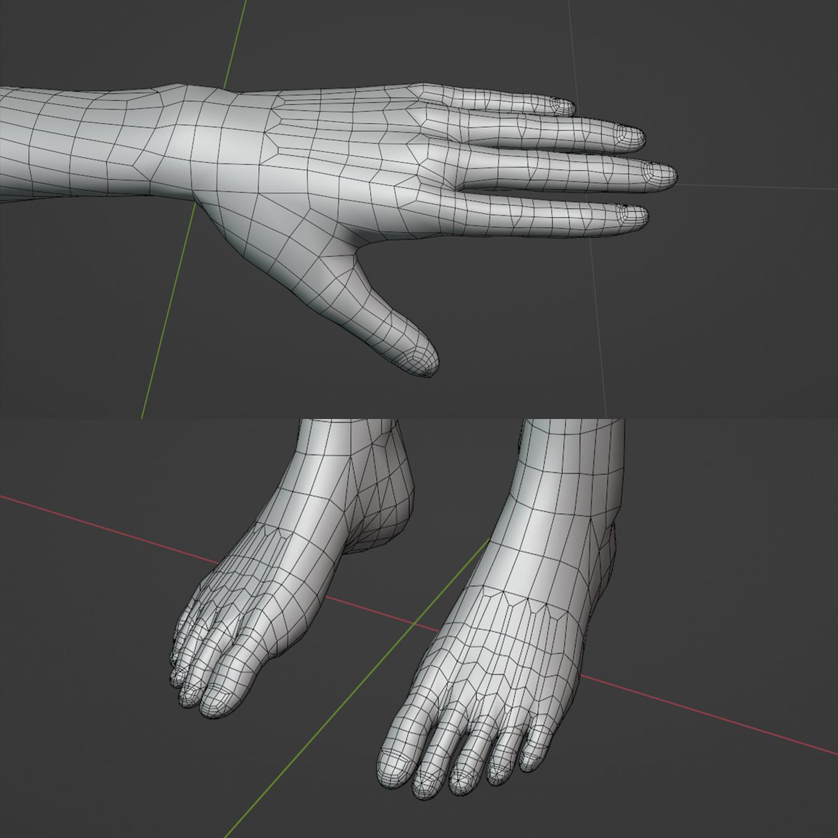 dollykeeper_'s tweet photo. WIP
What do you think about this topology? The back is obviously terrible, I know😅 I really want to bake the normal map already, but if I want to practice muscle rigging, I’ll have to redo the topology maaany times...
#b3d #blender #3dcharacter #3DModel https://t.co/lueMAoDK7h