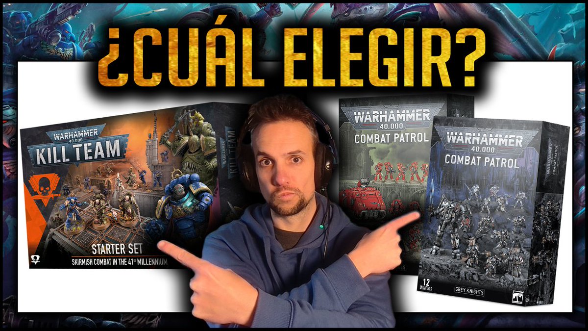 Te gusta Warhammer 40k pero no sabes por que formato empezar:

¿¿Kill Team o Combat Patrol??

Te comento en que consiste cada uno, sus respectivos pros y contras y cuál elegir.

youtube.com/watch?v=UFHDaP…

#warhammer40k #warhammer #warhammer40000