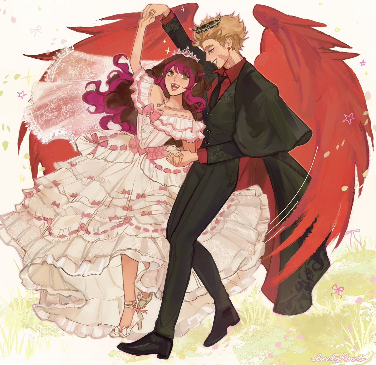 the chibi the couple