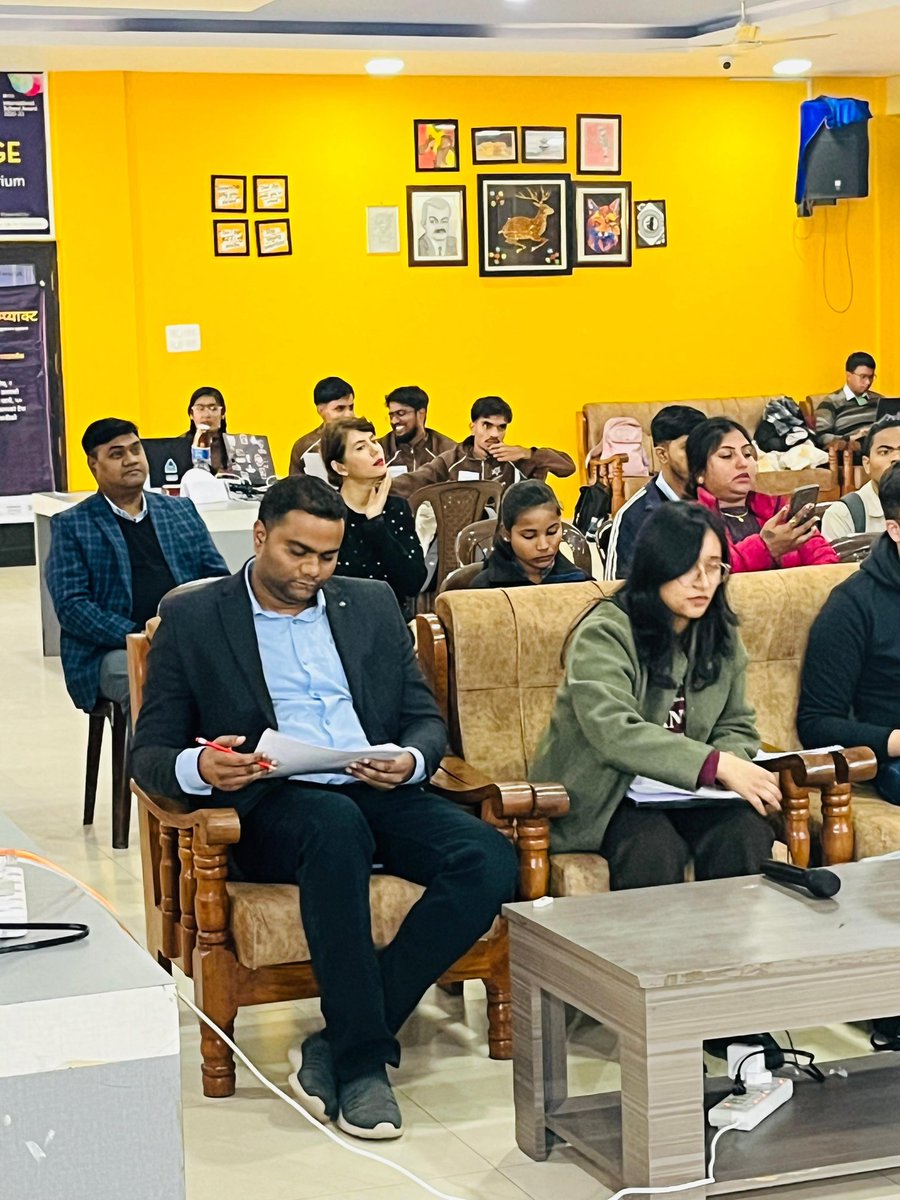 realamitjha's tweet photo. Honored to serve as a jury member at the "Code for Impact" Hackathon organized by the U.S. Embassy Nepal.

All the teams performed exceptionally well and presented innovative, AI - enabled apps.

I wish all the very best to all the participants; each of them was second to none. https://t.co/jKSaIgKZCV
