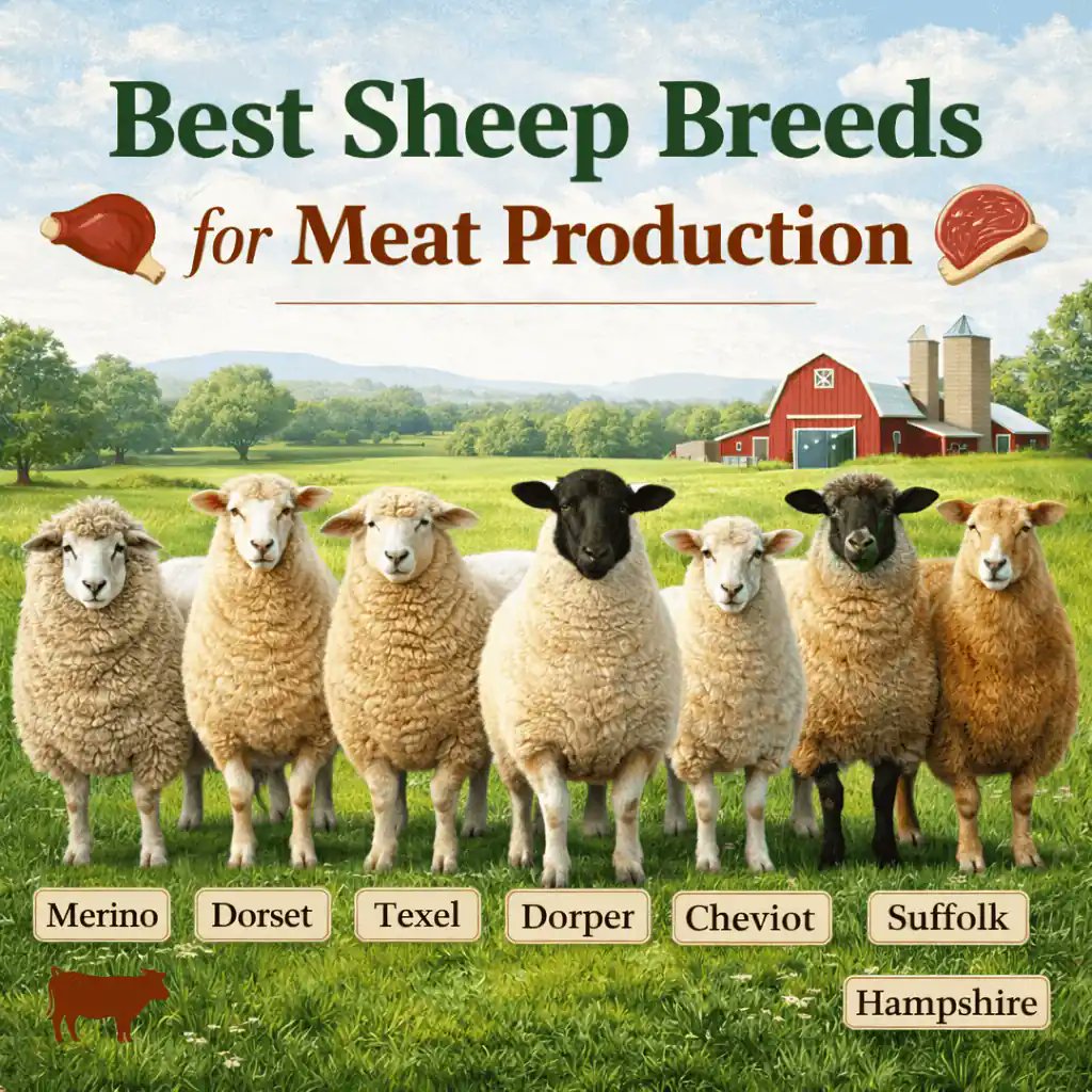 BivatecL's tweet photo. Best Sheep Breeds for Meat Production.
https://t.co/bG0hkwGaPU https://t.co/SuTI2rP2Xw