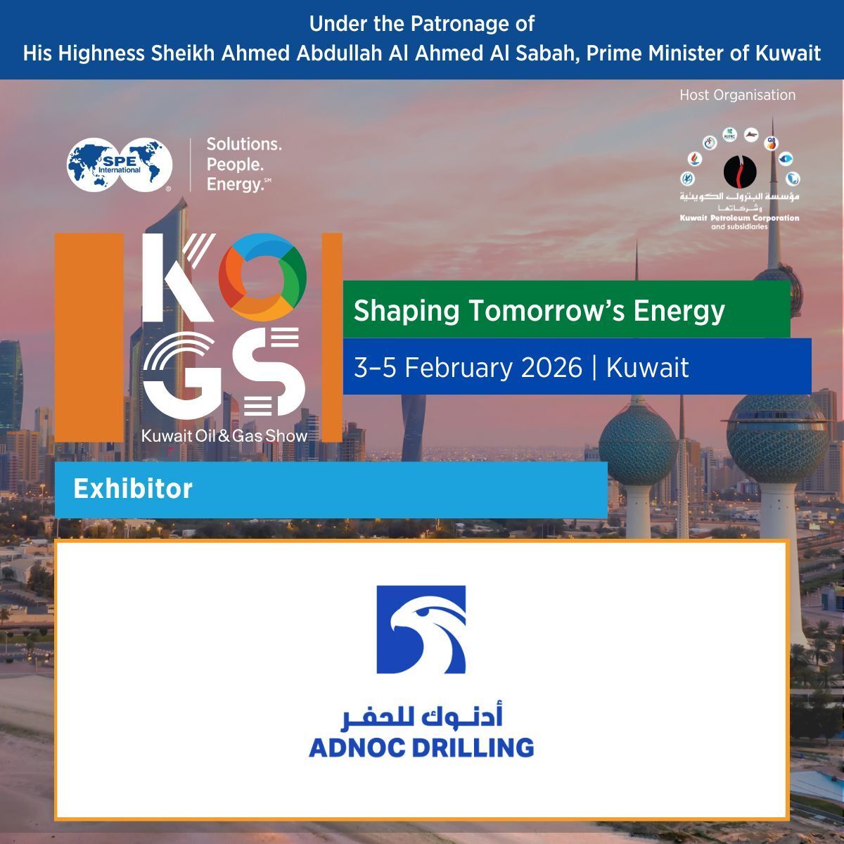 ADNOC Drilling Exhibiting at KOGS

We are pleased to welcome ADNOC Drilling as an exhibitor at the Kuwait Oil &amp; Gas Show and Conference (KOGS).

📍 Visit ADNOC Drilling at the KOGS exhibition in The Arena