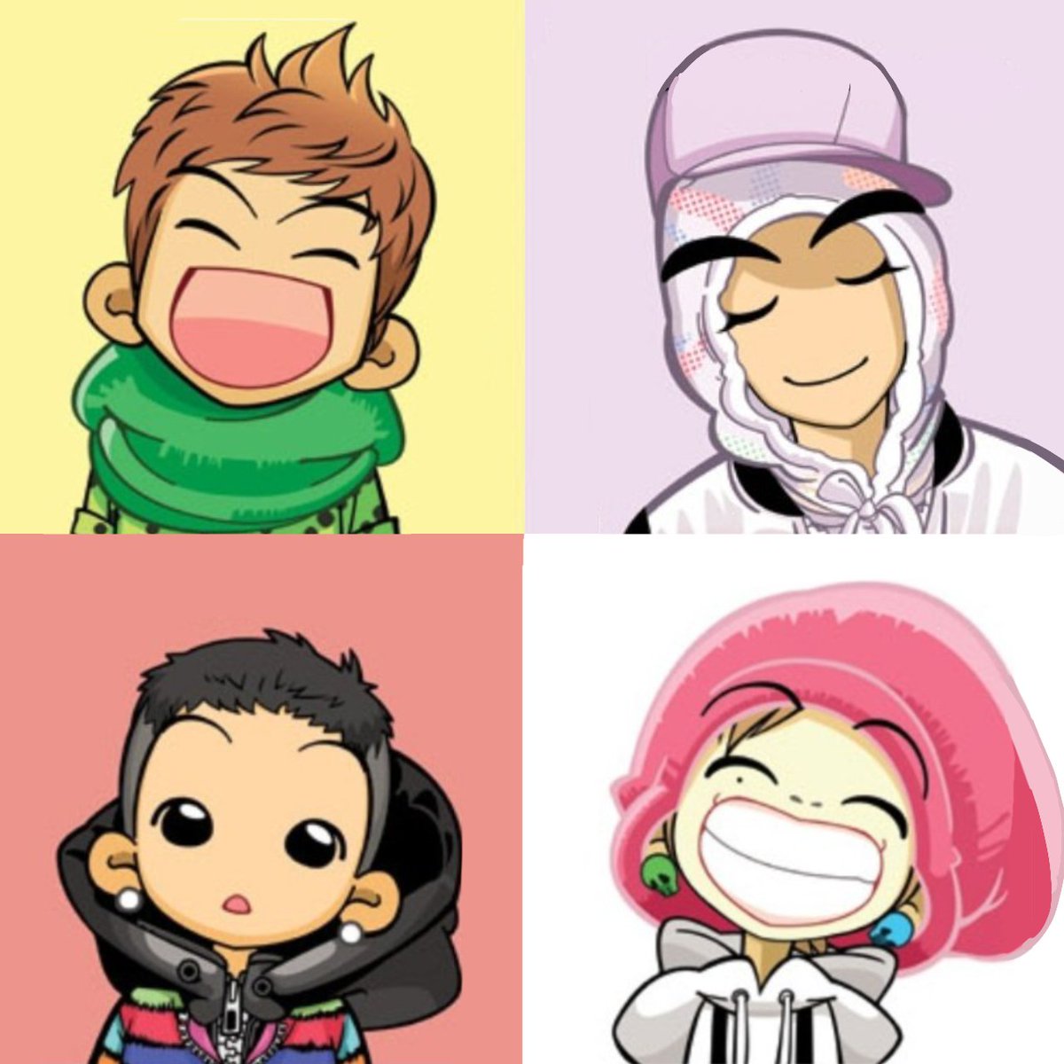 2ne1 vs bigbangs personas 😭😭