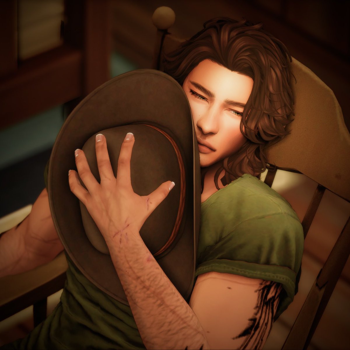 simschee's tweet image. imagine coming home to him being ur fine shyt hello??