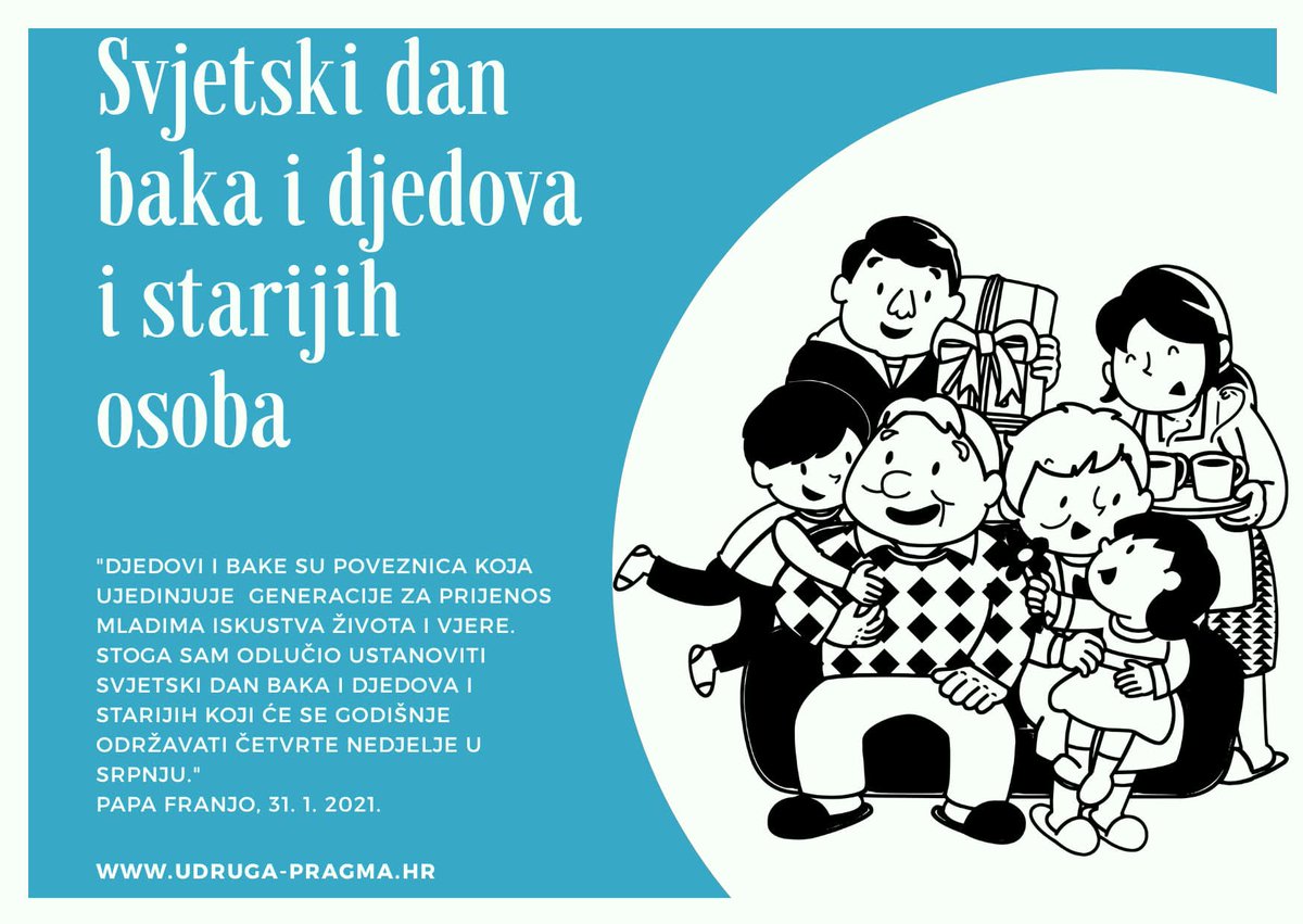 Sretan Svjetski dan baka i djedova i starijih osoba  ❤️