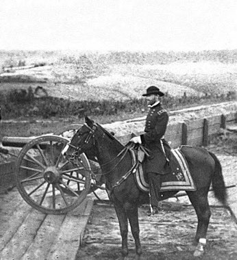 EchoesofWarYT's tweet image. Rare Informal Photo of General William T. Sherman.

Sherman was usually photographed in a formal environment due to the technology of the era. Here, he’s sitting on a horse, not in a photography studio. 

It was taken by photographer George N Bernard before Atlanta in 1864.