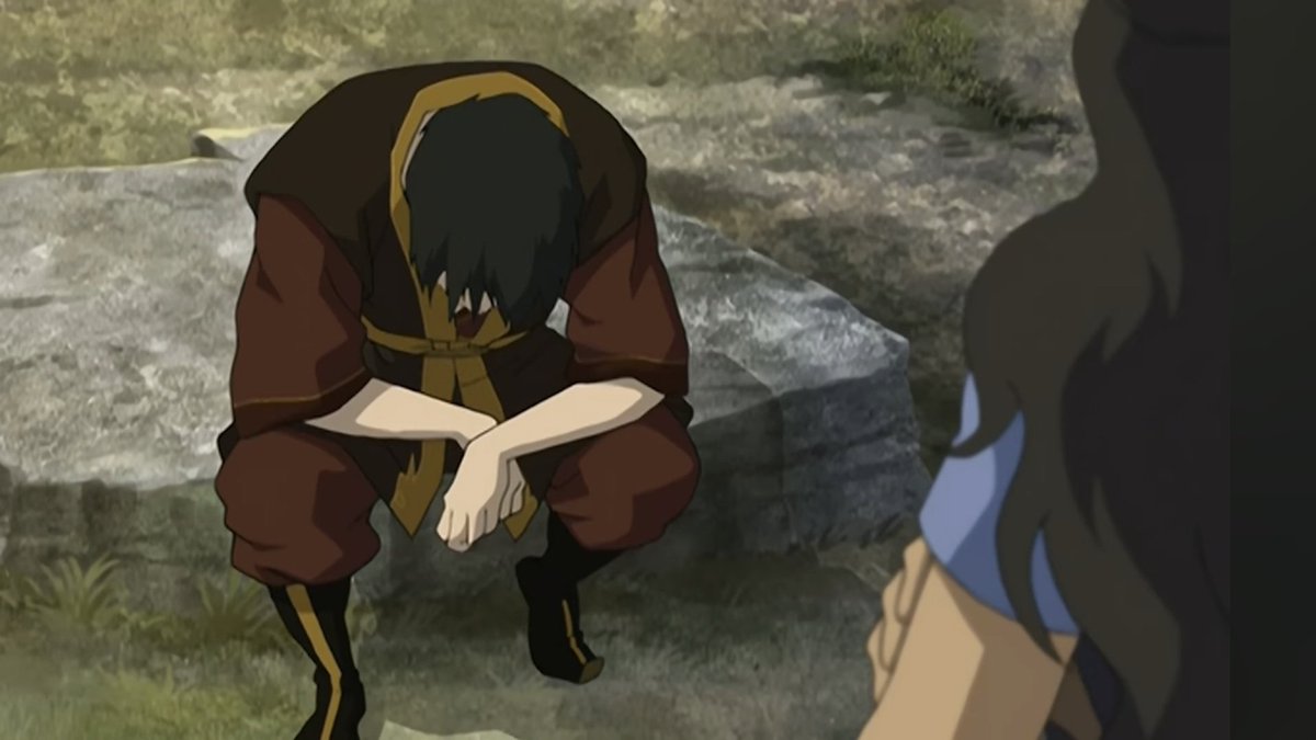 zukosbuns's tweet photo. "Zuko and Katara would be toxic and fight all the time cause they're both prone to anger!" You're just projecting cause this is Zuko when Katara is mad at him https://t.co/vxcl3q63PO