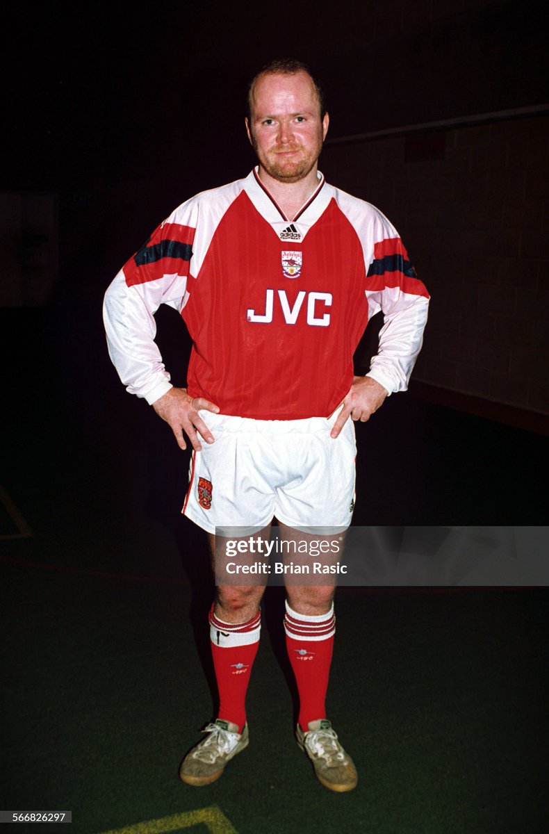 Steve McFadden in an Arsenal kit