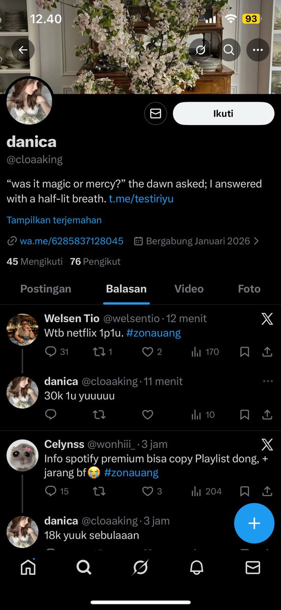 nipfty's tweet photo. Aku lainnya si Danica lagi nih guys, hati-hati @/cloaaking https://t.co/Sd3mLws0GT