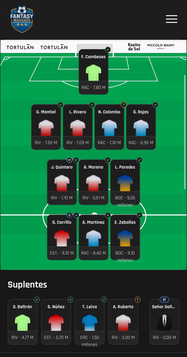 Bancan mi equipo en <a href="/FantasyMgrAR/">Fantasy Manager 🇦🇷</a> ???