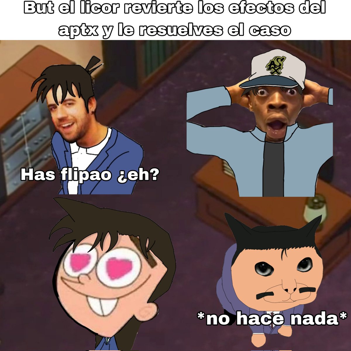 Desde este tweet vine trabajando en mí próxima obra. Creo que mí objetivo en la vida es hacer curimomos de detective conan