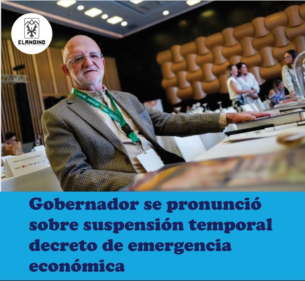 GOBERNADOR SE PRONUNCIÓ SOBRE SUSPENSIÓN SOBRE SUSPENSIÓN TEMPORAL DECRETO DE EMERGENCIA ECONÓMICA
El gobernador de Caldas, Henry Gutiérrez Ángel, se pronunció al respecto... SEGUIR LEYENDO EN:
periodicoelandino.com/noticia.php?no…
.
.
.
#gobernaciondecaldas #emergenciaeconomica