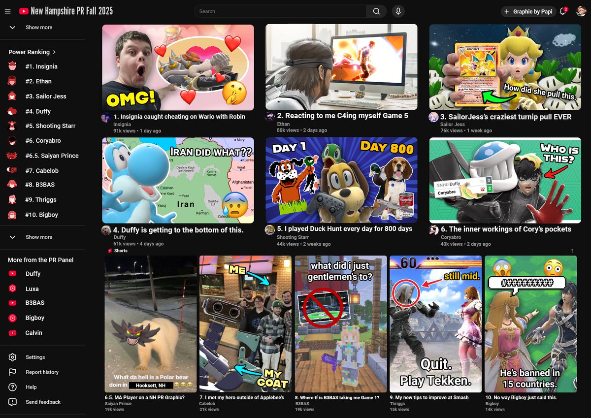 Congratulations to the members of the NH Q4 2025 PR! As always, thanks to <a href="/Papi_ssb/">Papi</a> for the amazing graphic!