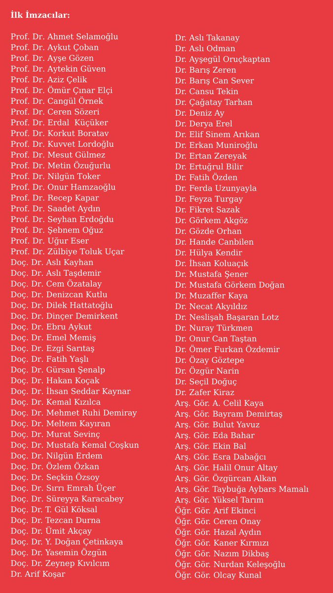 Akademisyenler direnen Migros Depo işçilerine ve DGDSEN (<a href="/DGDSEN/">DGD-SEN</a>)’e desteklerini açıkladı.

Kamuoyuna 102 akademisyenin imzasıyla ilan edilen metinde “işçilerin kolektif iradesini tanıma ve özgürce seçtikleri temsilcilerle müzakere etme” çağrısı yapıldı.