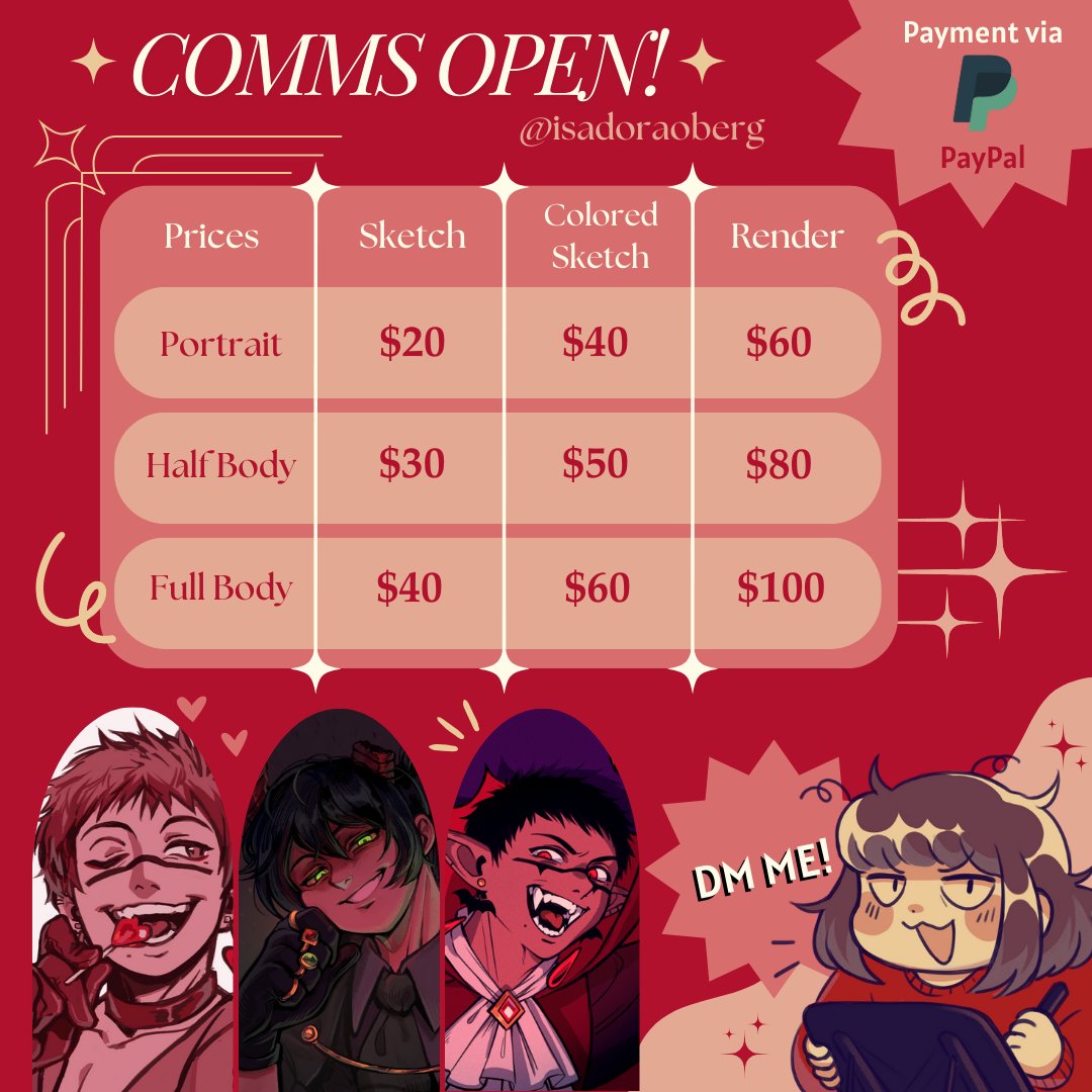 🍒Izu 🍒 COMMS OPEN!🍒 tweet media