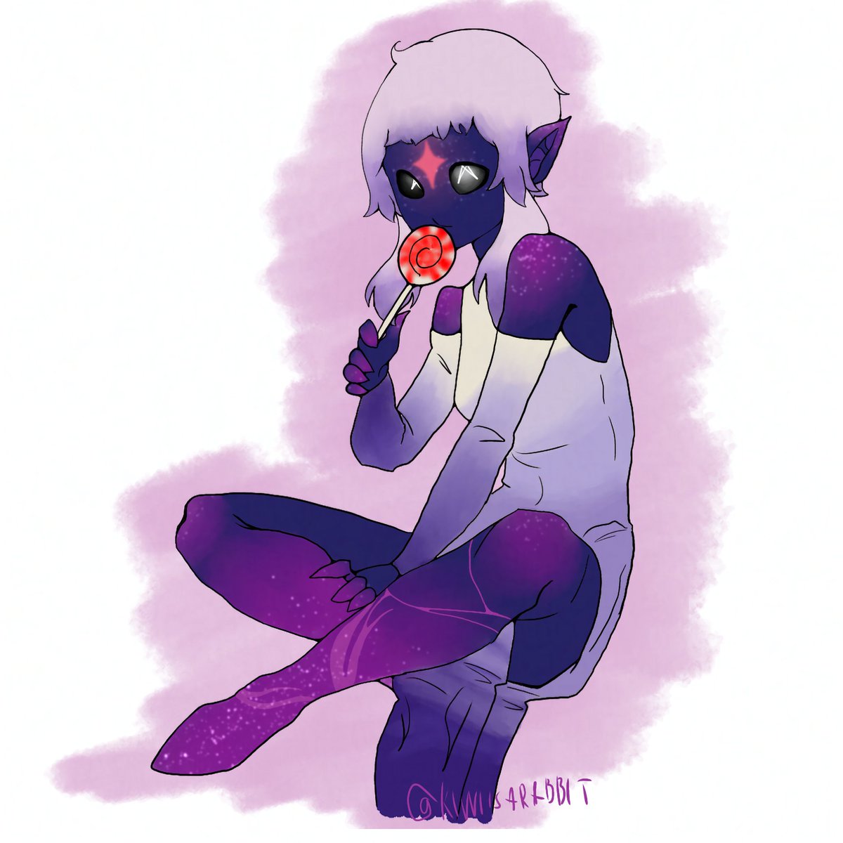 Kiwiisarabbit's tweet photo. My little Nebula #artwork #commissions #foryou #digitalart https://t.co/wr52pSJvHj